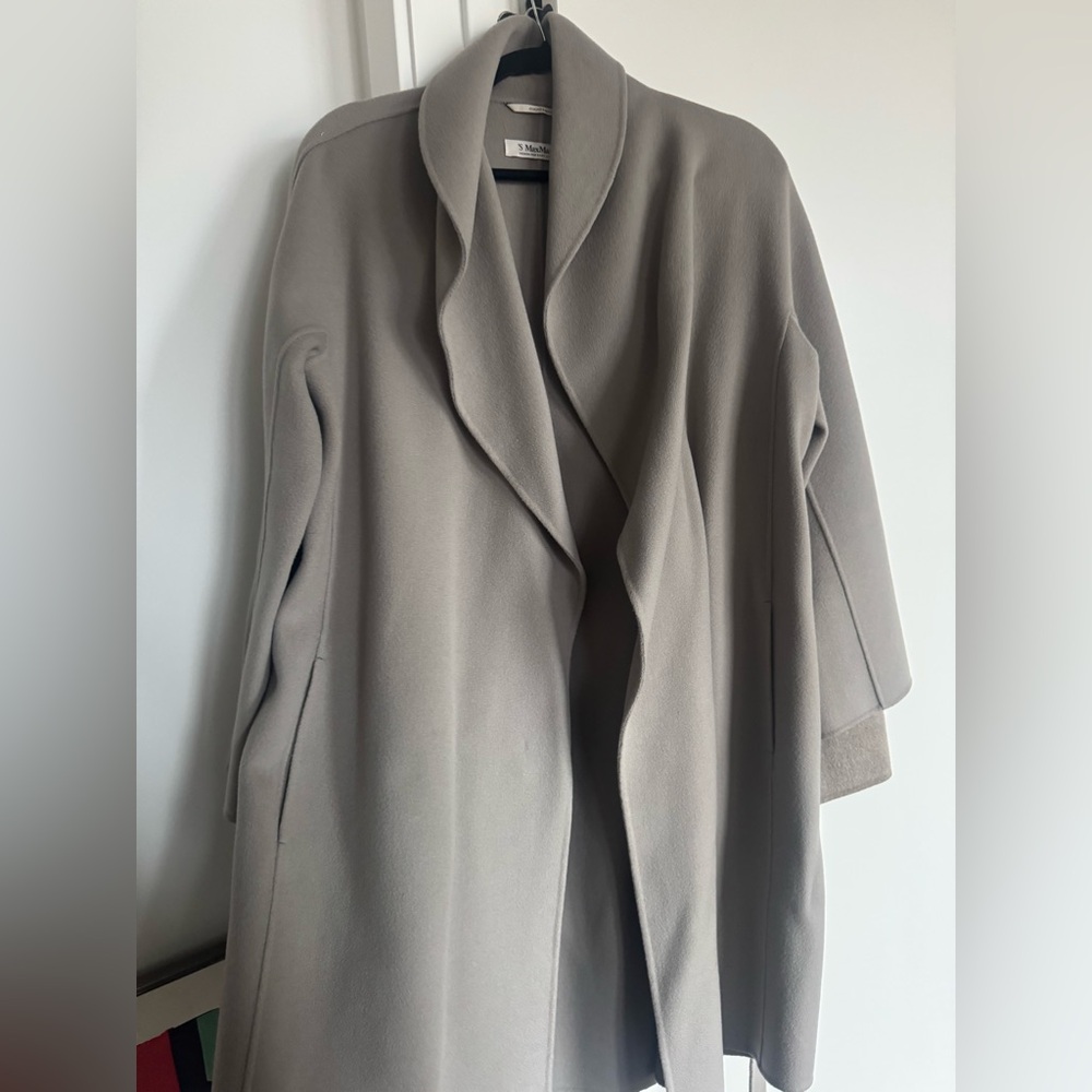 MaxMara Gray Cape Coat